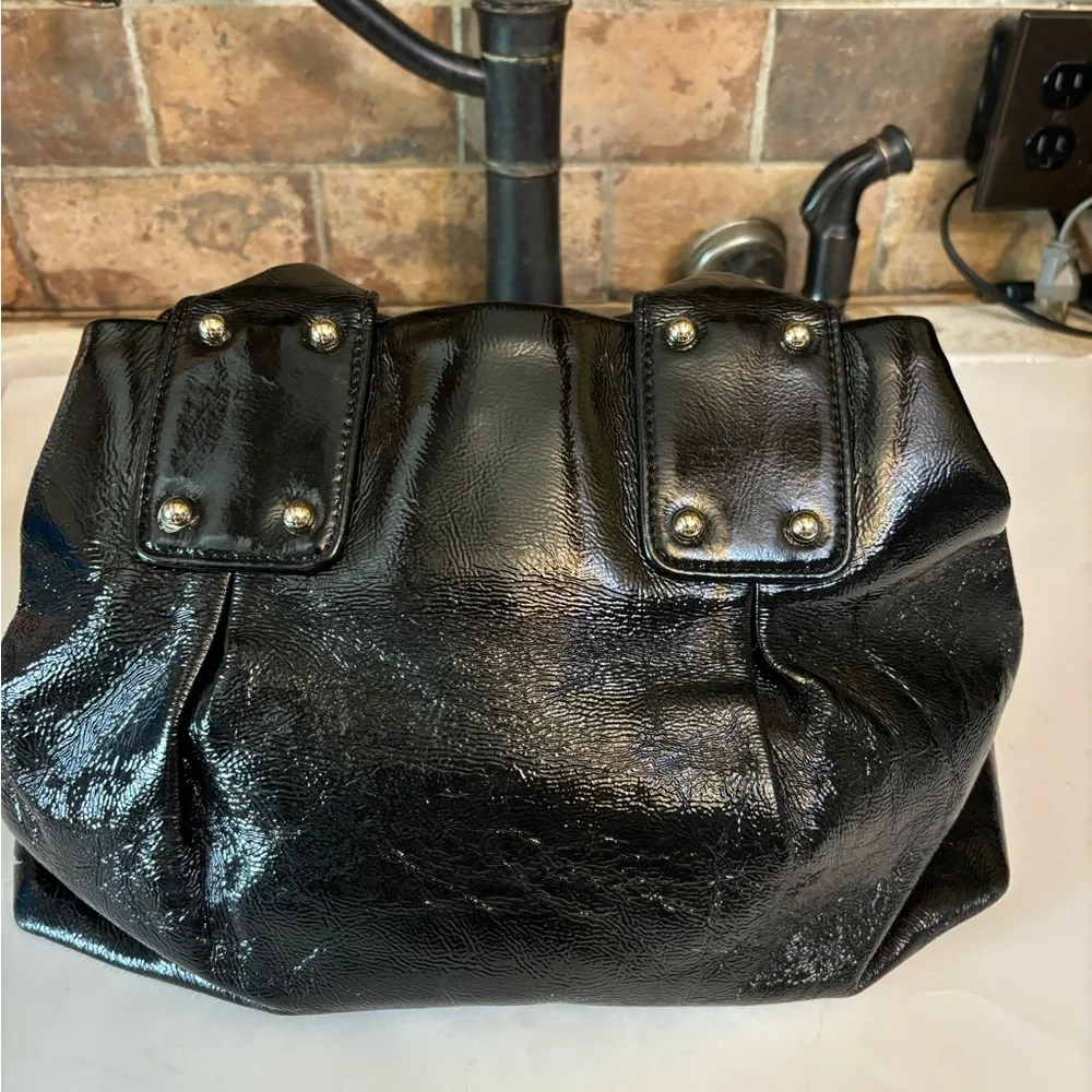 Kate Spade Large Black Leather Satchel/Tote